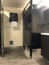Restroom Trailer Interior