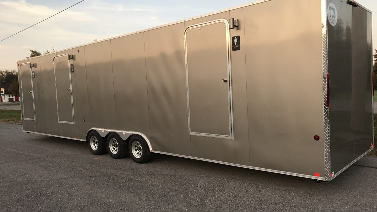 portable restroom trailers for rent