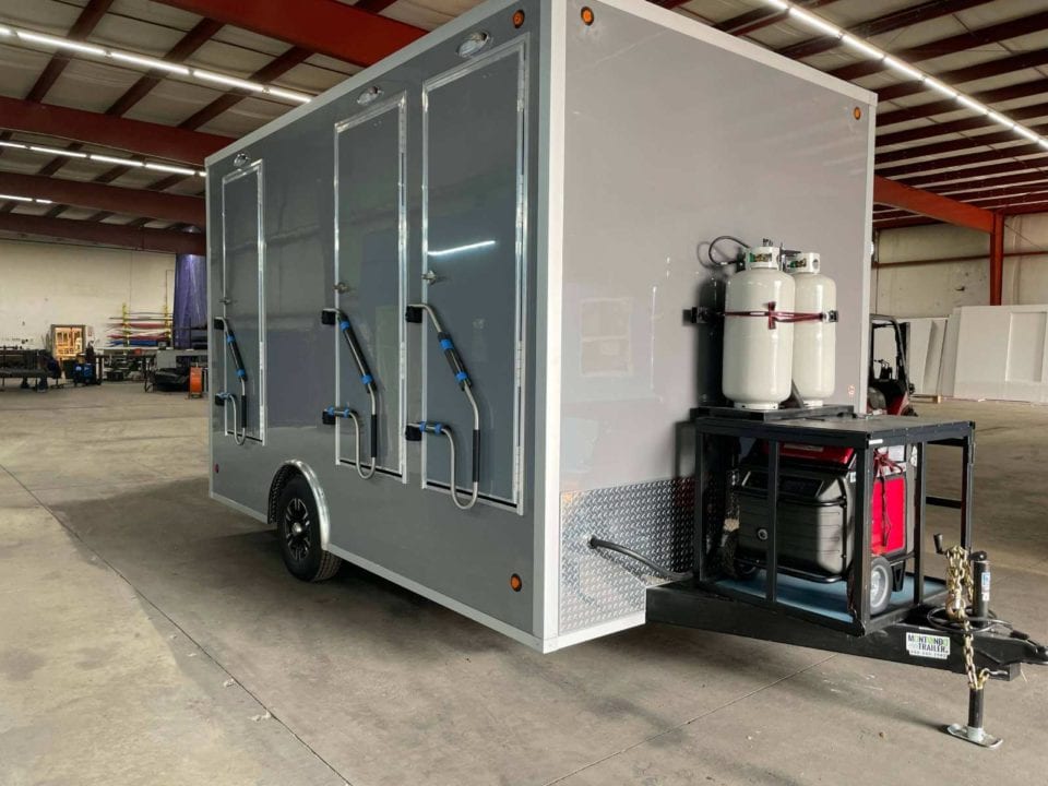mobile combination trailers
