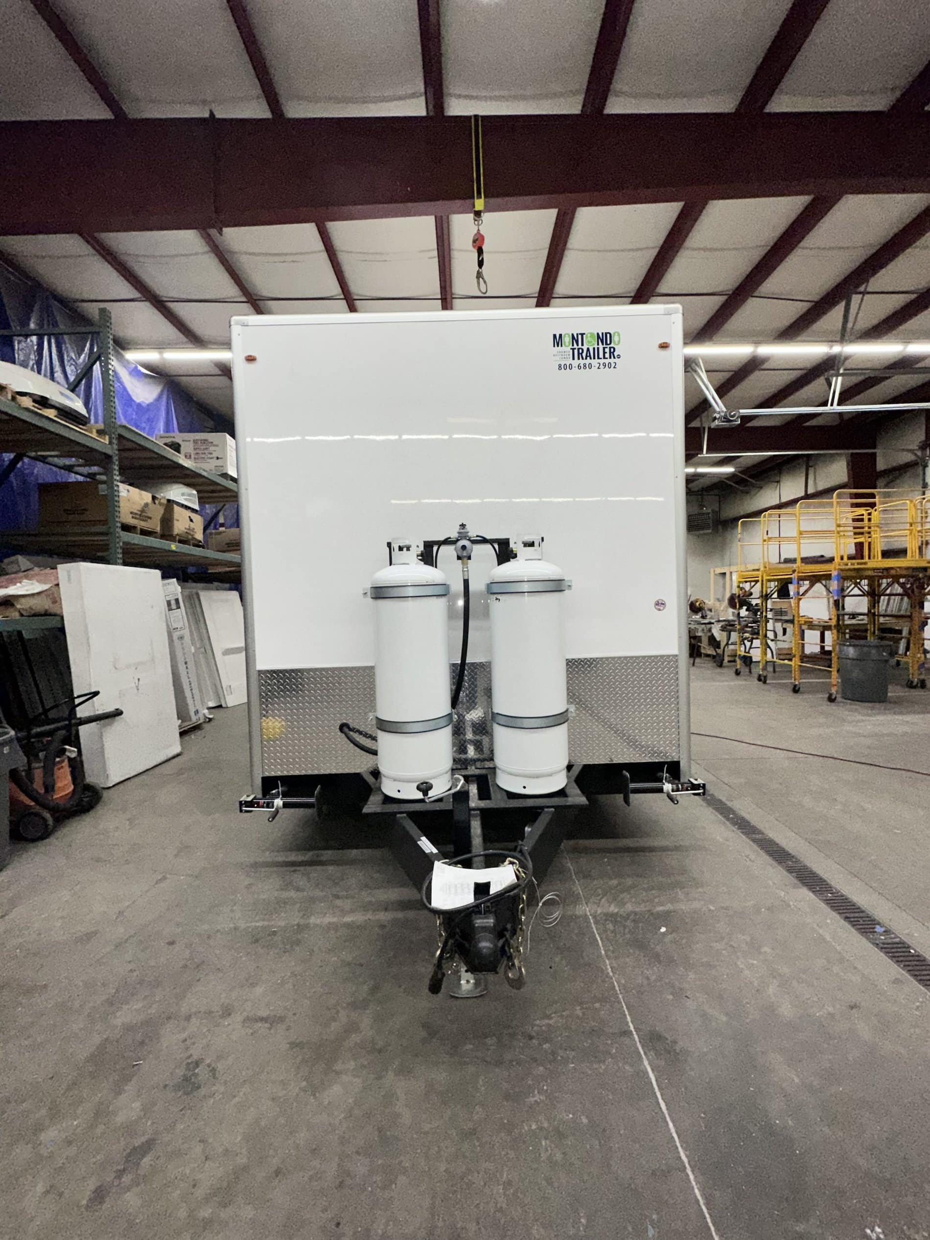 Front view of the trailer