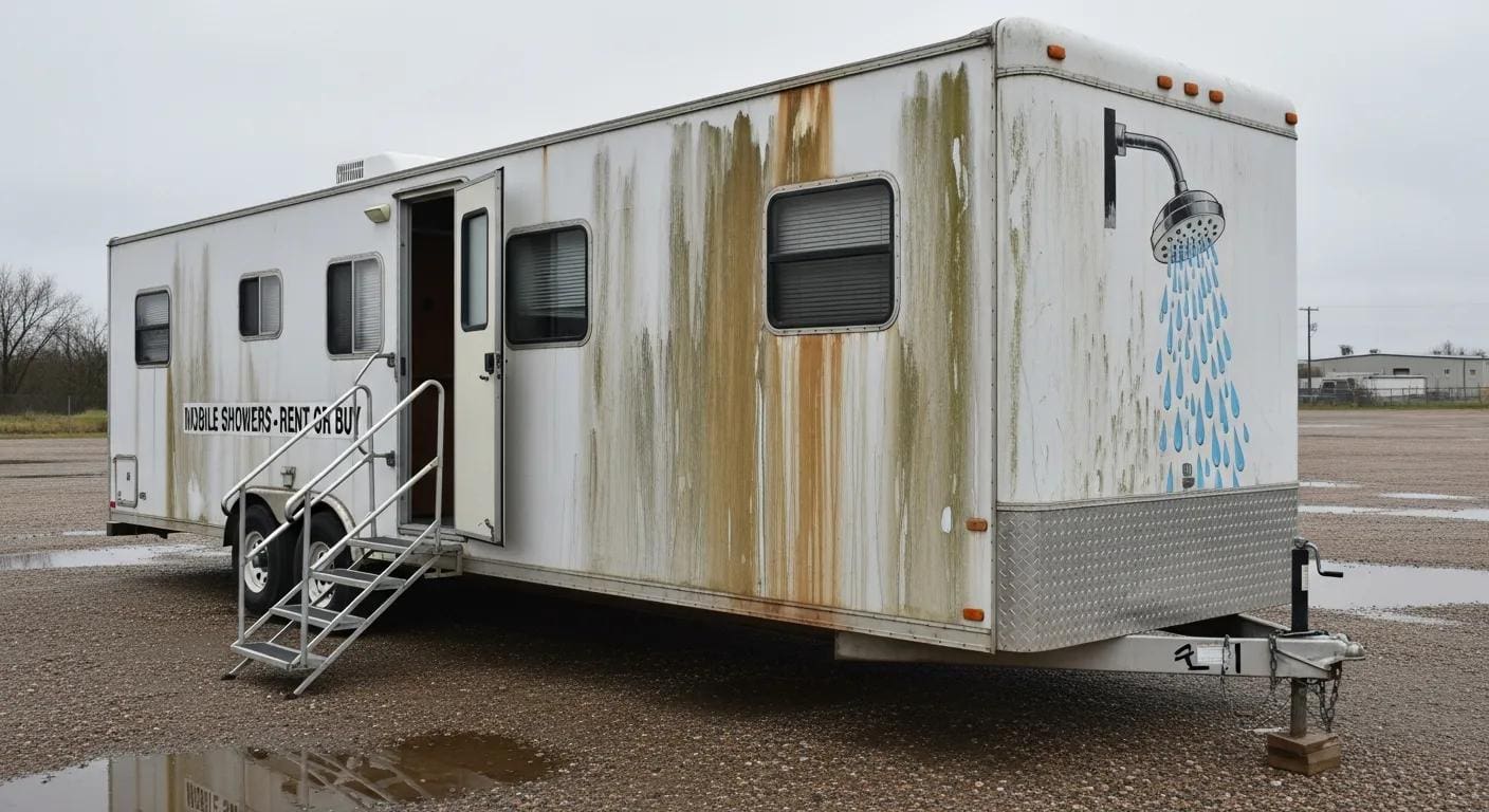 used shower trailer