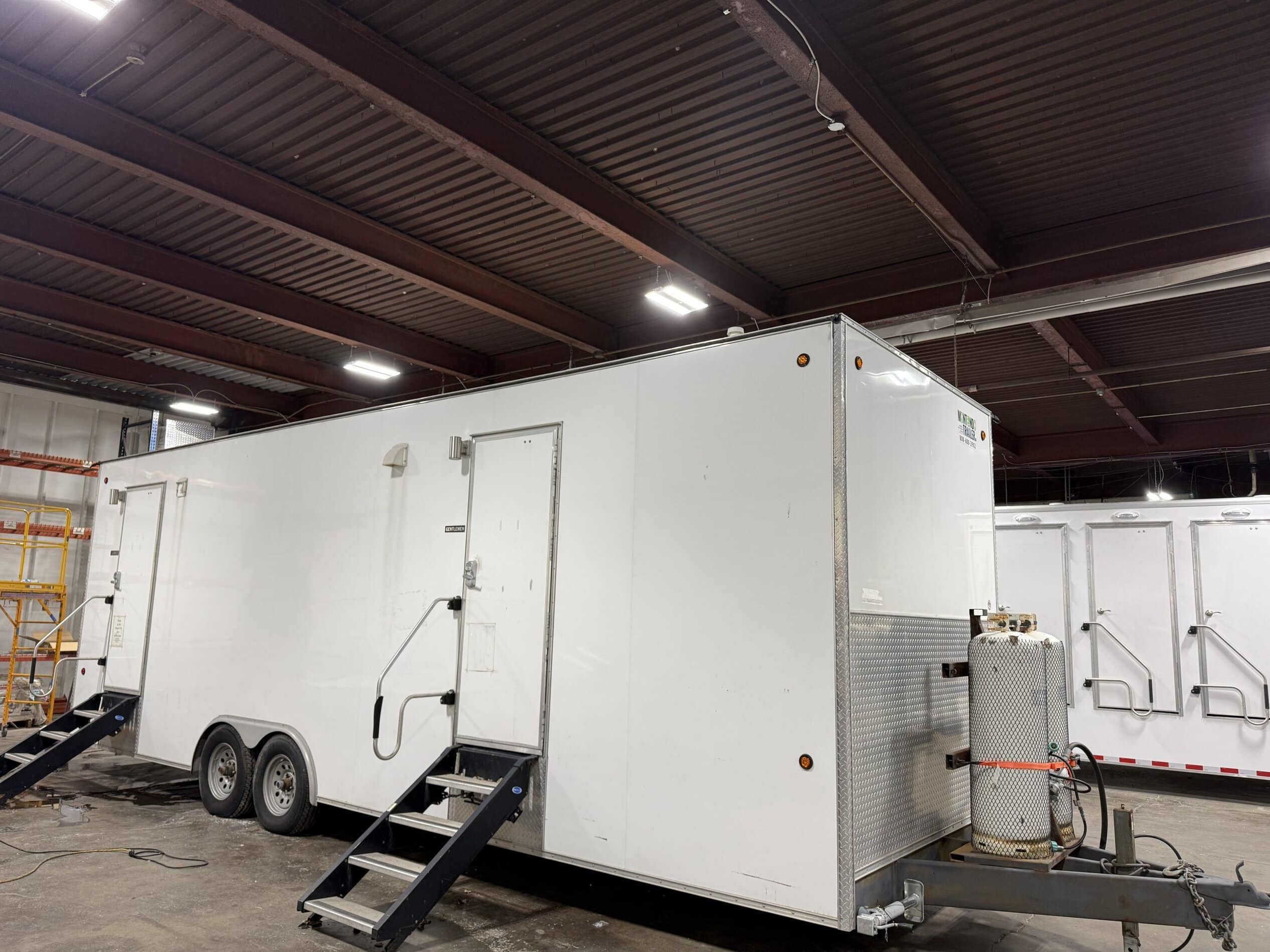 Mobile trailer for Montondo Trailers looks spacious and durable, perfect for versatile hauling solutions.