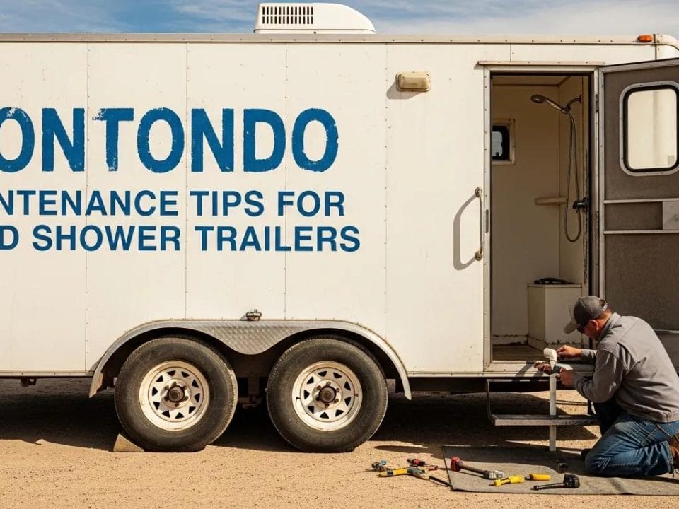 Montondo — maintenance tips for used shower trailers